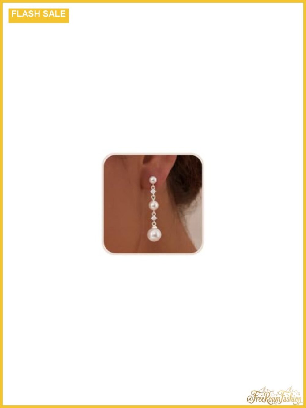 Silver Plated Pearl Dangle Earrings with CZ Accents Hypoallergenic